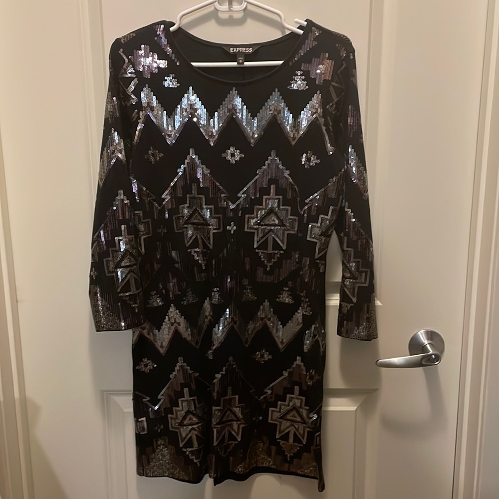 Sequins express dress